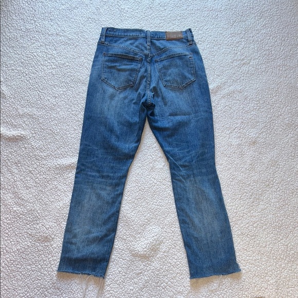 NWOT Madewell Classic Blue Straight Leg Jeans - Picture 9 of 12